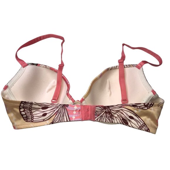 SIMONE PERELE Bra, Made in France. Pink Floral. Pink Bow FR 85 EU 70 US 32C - Picture 7 of 10